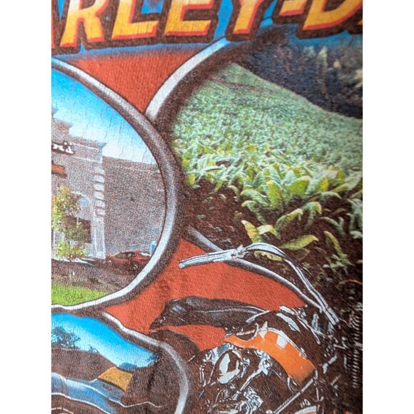 2004 Harley Davidson T Shirt Size XL Harley Davidson Shop Orange Goldsboro NC - Picture 9 of 16